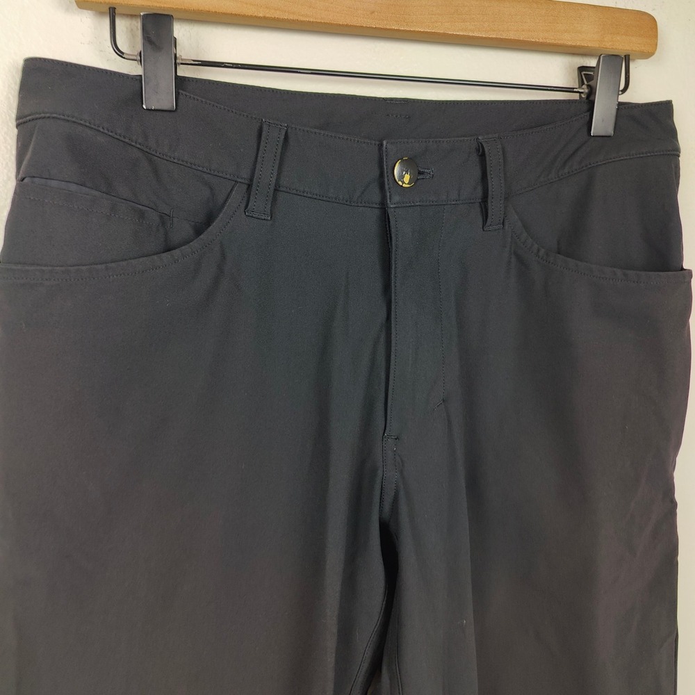 Lululemon ABC Pant Classic 32" Mens 31 Black Golf Athleisure Travel Warpstreme - Picture 3 of 9